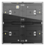 GIRA Tastsensor KNX UP ws glz 1f 2pkt 534200 inkl.Ankoppl LED