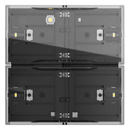 GIRA Tastsensor KNX UP ws glz 1f 2pkt 534200 inkl.Ankoppl LED