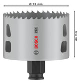 BOSCH-EW Lochsäge  73mm T44mm Sechskant LOCHSÄGE f.Gips Holz
