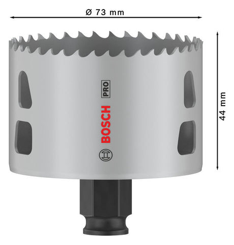 BOSCH-EW Lochsäge  73mm T44mm Sechskant LOCHSÄGE f.Gips Holz