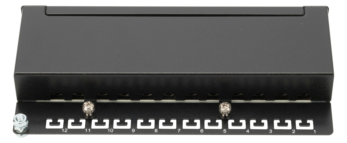 ASSMANN ELEKTRO Patchpanel 12Ports AP DN-91612SD-EA Cat6A Schirm RAL9005