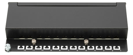 ASSMANN ELEKTRO Patchpanel 12Ports AP DN-91612SD-EA Cat6A Schirm RAL9005
