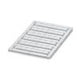PHOENIX Klemmenmarkierung ws RM=10,2mm UCT-TMF 10 unbedr horiz/vert