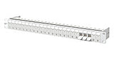 METZ CONNECT Patchpanel 24Ports 1HE 130B11P0-E 24Ports Cat6A Schirm RAL7035