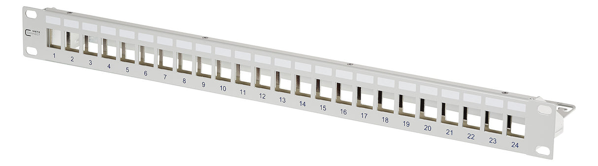 METZ CONNECT Modulträger 1HE 24Ports 130926-0003KE Schirm 44,45x482,6x90mm