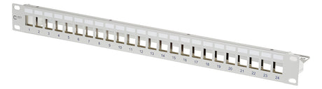 METZ CONNECT Modulträger 1HE 24Ports 130926-0003KE Schirm 44,45x482,6x90mm