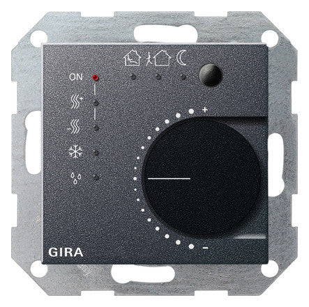 GIRA Raumtemperaturregler UP KNX anth System 55 210028 Bedienelement