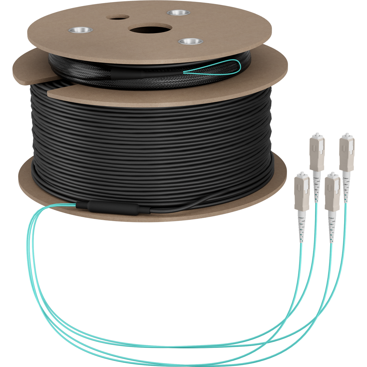 Trunkkabel U-DQ(ZN)BH OM3 4G (1x4) SC-SC 190m Dca LSZH Stück