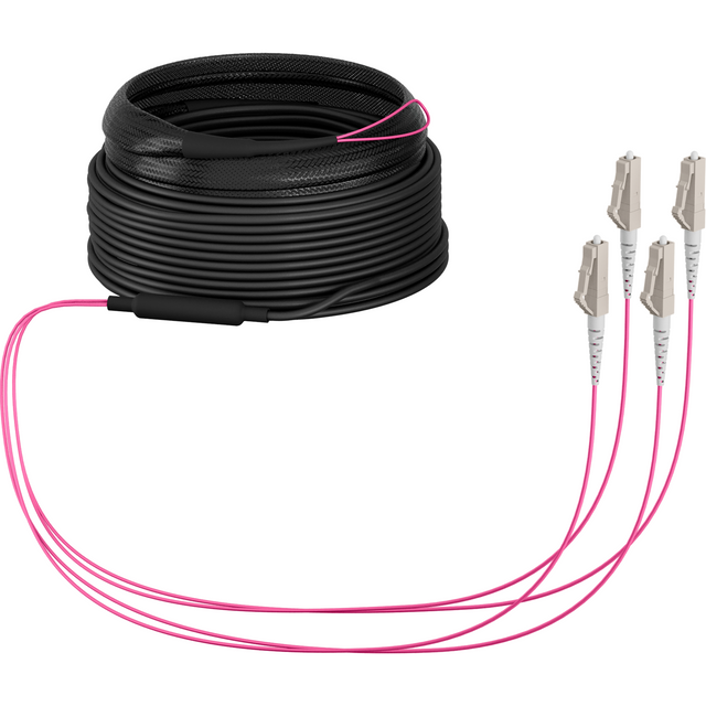Trunkkabel U-DQ(ZN)BH OM4 4G (1x4) LC-LC 30m Dca LSZH Stück
