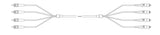 A-DQ(ZN) B2Y G657A 9/125µm ST/SC 4E 1,0m - O8801.1ADQ
