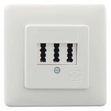 RUTENBECK Anschlussdose TAE_2x6/6NFF UP TAE 2x6/6 NFF Up rw rws RAL9010 schraub