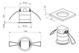 BEG Präsenzmeldersensor UP ws IP20 PD11-S-FLAT-DE nicht zutreffend