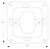 SIEMENS Kontroll-Wechselschalter UP IP20 DELTA 5TA2108-0KK 1f