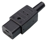 BACHMANN Kaltgerätesteck Kst IP20 ger sw 915.174 Schraubkl f.Schutzk.Stift