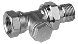 HONEYWELL Rücklaufverschraubung Verafix- Messing, vernickelt, D, 1/2"