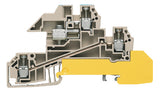 WEIDMÜLLER Installationsklemme 24A 3pot WDL 2.5/S/NT/L/PE 0,5-4qmm bg Schraub