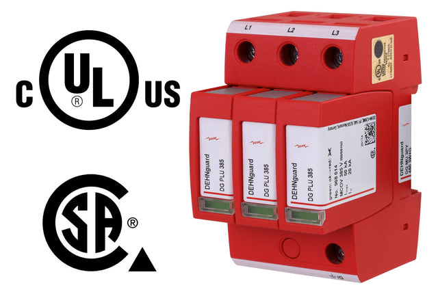 DEHN SE Überspannungsableiter 480VAC 3TE DG MU 3PY 480 3W+G 2,5kV TS35 20kA
