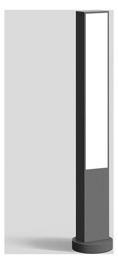 BEGA LED-Pollerleuchte 27W IP65 3000K 99330K3 1646lm graphit Alu Gl_opal