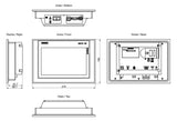 SIEMENS Grafik-Panel m.Farbdisplay DC 6AV2124-0JC01-0AX0 19,2-28,8V 2HW/IE