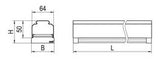 RIDI LED-Geräteträger 74W 6500K 11210lm VLGFP2001-5NDWS865B1100-RF 1LED Konv ws