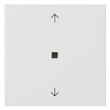 GIRA Bedienelement 1f rws m.Abd glz System 55 538203 f.Dimmeins