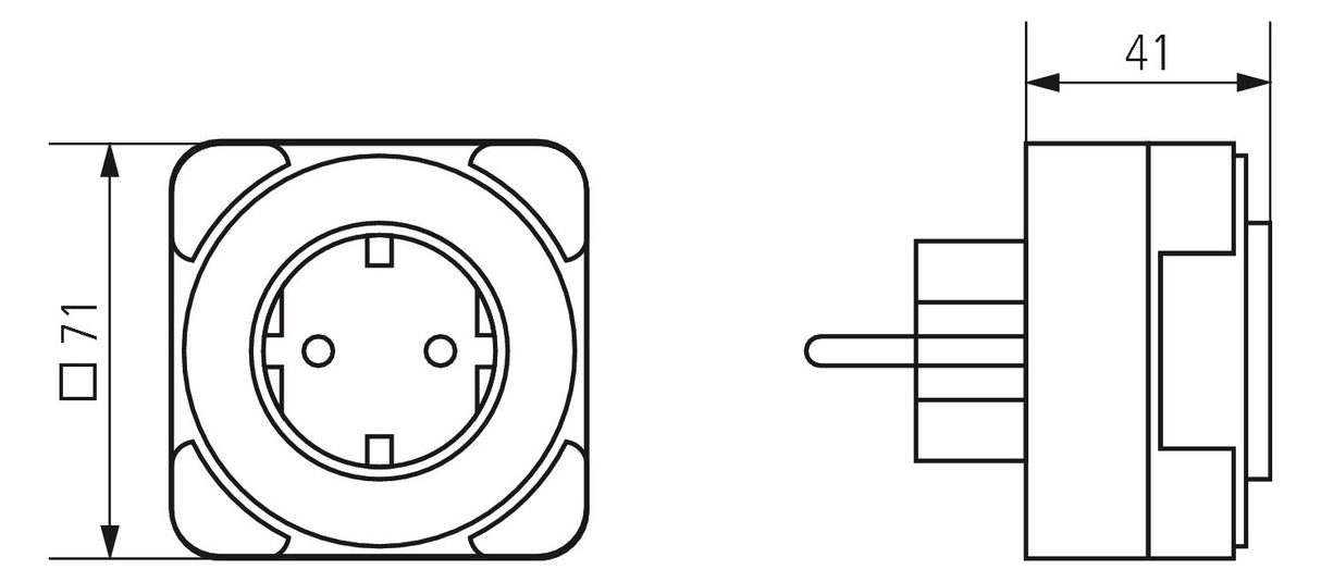 THEBEN Steckdosenschaltuhr IP20 analog theben-timer 27 Tage-/Wochen 230V 16A
