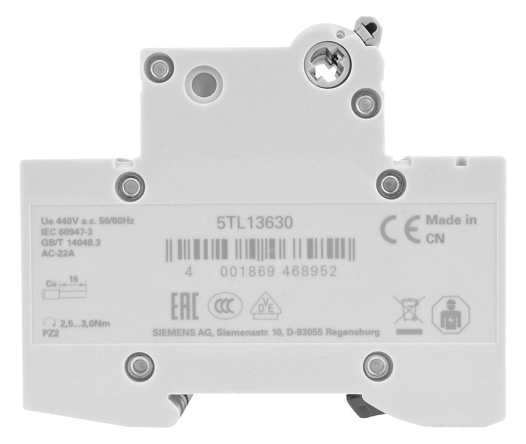SIEMENS Ausschalter REG 3S 63A 440V 3TE 5TL1363-0