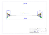 BACHMANN Herdanschlussleitung 1,5m 16A 119.270 5x2,5qmm ws IP20 Aderendh PVC