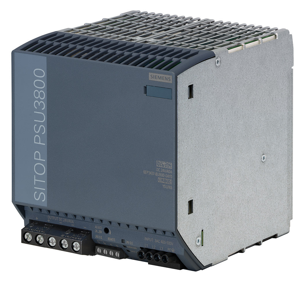 SIEMENS Gleichstromversorgung REG 24V 6EP3437-8UB00-0AY0 960W 400VAC 40A IP20