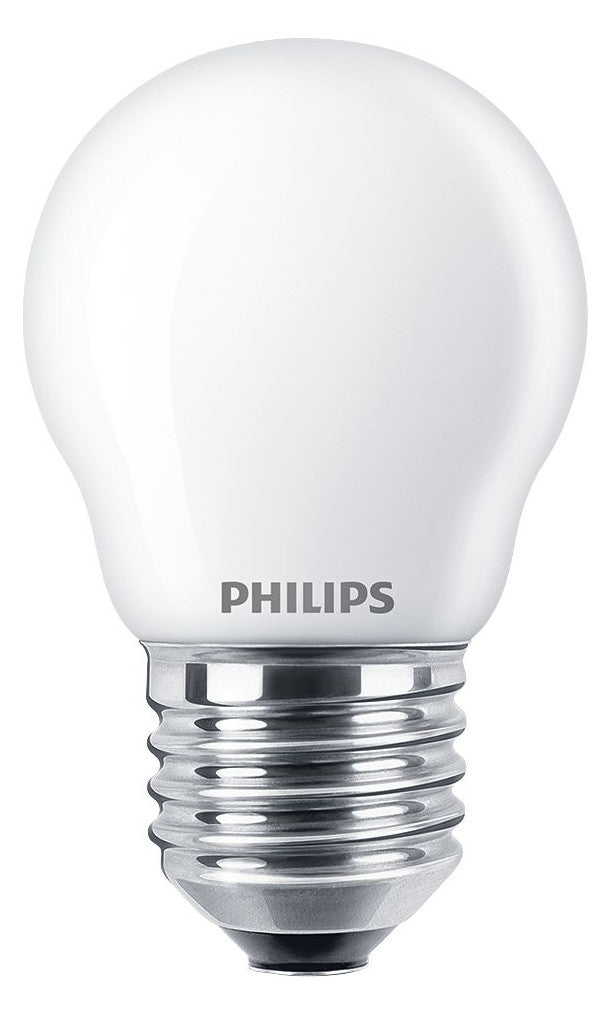 PHILIPS-LM LED-Kugellampe FM E27 P45 ws CorePro LEDLusterND6.5-60W P45 E278 6,5W