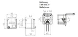 MENNEKES Datendose 2f Cat6 IP44 AP RJ45 Cepex 4340 Kst