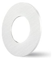 DOTLUX Zierring für MULTI und MULTIsun rund aluminium gebürstet