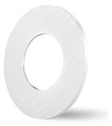 DOTLUX Zierring für MULTI und MULTIsun rund aluminium gebürstet