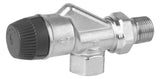 Honeywell Thermostatventil Kombi-TRV Messing vernickelt, Axial, DN15 | V2100API15