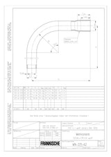 FRÄNKISCHE Steckbogen  32mm Kst unbeh ws SBSKu-EM-UV 32 weiß Muffe