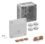 SPELSBERG Abzweigkasten 102x102mm Kst gr Abox Pro SLK-4² IP66/IP67/IP69 IK09 hfr