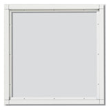 SIEDLE Rahmen-Türstation 9f UP ws alu KR 611-3/3-0 W 331x331x15mm