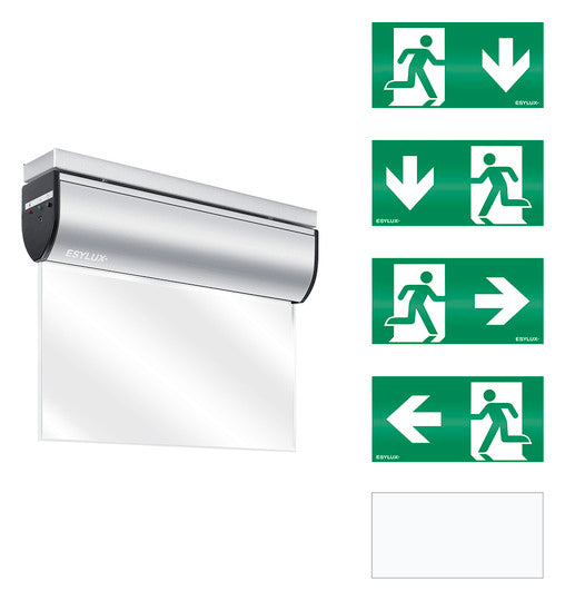 ESYLUX LED-Sicherheitsleuchte 3W 32m SLD EL LED 3h 32m IR SC/C SM Deckenanb