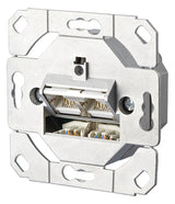 METZ CONNECT Anschlussdose Cat6A 2xRJ45 130C381200-I Kanaleinb schräg LSA