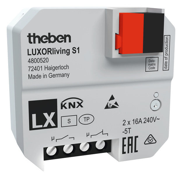 THEBEN Schaltaktor KNX UP TE 1f 16A 240V LUXORliving S1 3840W