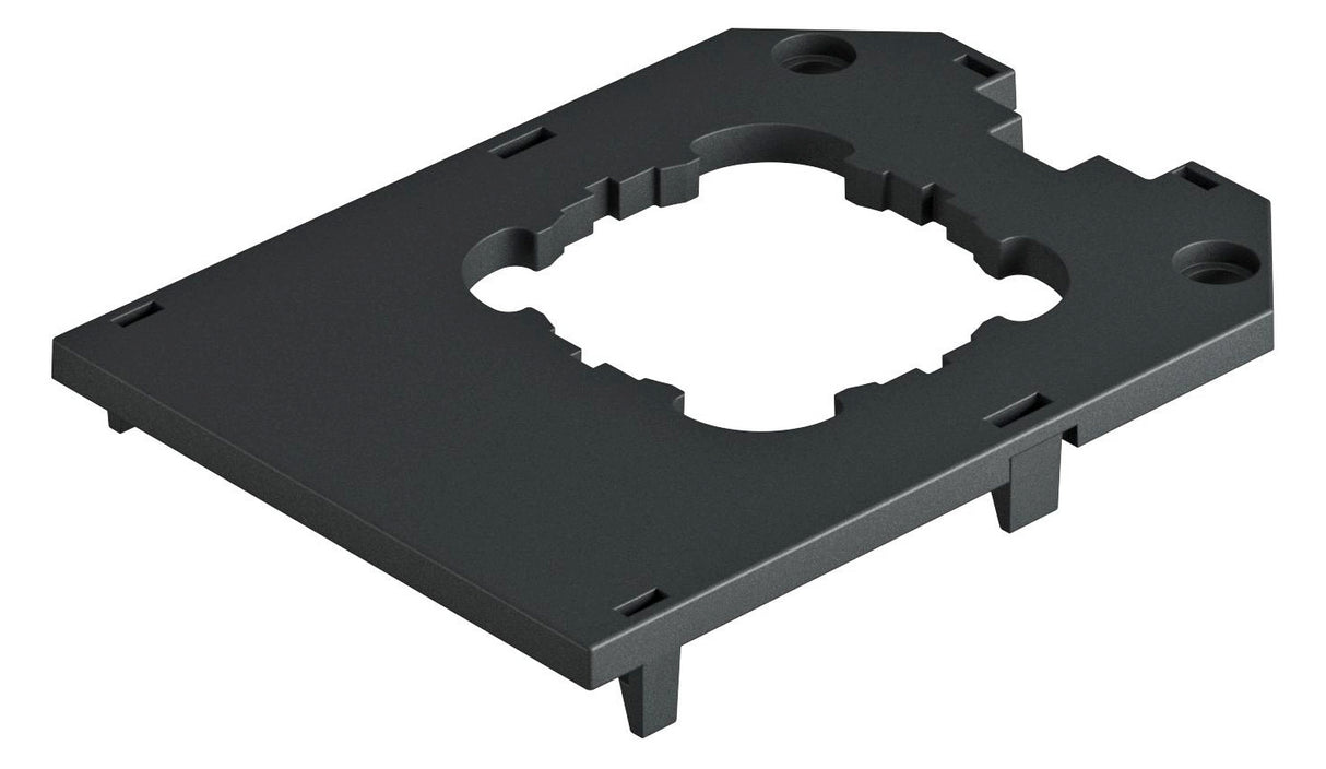 BETTERMANN Abdeckplatte PA 104mm 11fÖffn UT34 D1 sw Tragering rund