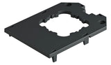 BETTERMANN Abdeckplatte PA 104mm 11fÖffn UT34 D1 sw Tragering rund
