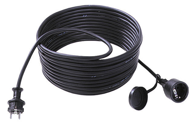 BACHMANN Netzanschlussleitung 10m 16A sw 343.171 3x1,5qmm IP44 Schutzk-Kuppl