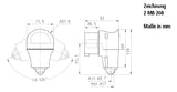 MENNEKES CEE-Winkelstecker 5p 16A IP44 VarioTOP 3980 400V/rt 6h Schraubkl Kst