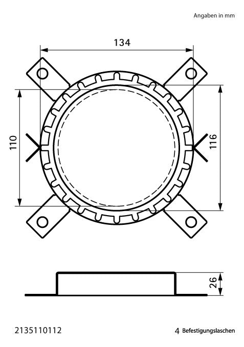 WALRAVEN Brandschutzmanschette Pacifyre AWM III für brennbares Rohr 110 mm