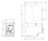 SIEMENS Überlastrelais therm 11-16A 3RU2136-4AB0 Direktanb 1S/Hilf 1Ö/Hilf