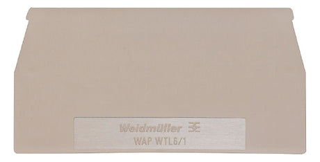 WEIDMÜLLER Abschlussplatte bg WAP WTL6/1
