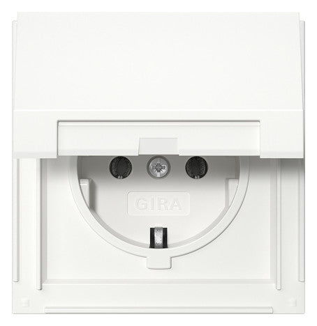 GIRA Steckdose 1f rws glz UP Klappd IP44 TX_44 445466