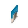 PHOENIX Querverbinder 5p bl steckb isol FBS 5-6 BU 32A m.Berühr.schutz