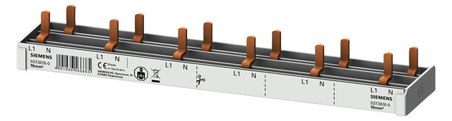 SIEMENS Phasenschiene 1ph 12mm 10qmm 5ST3676-0 Stift isol